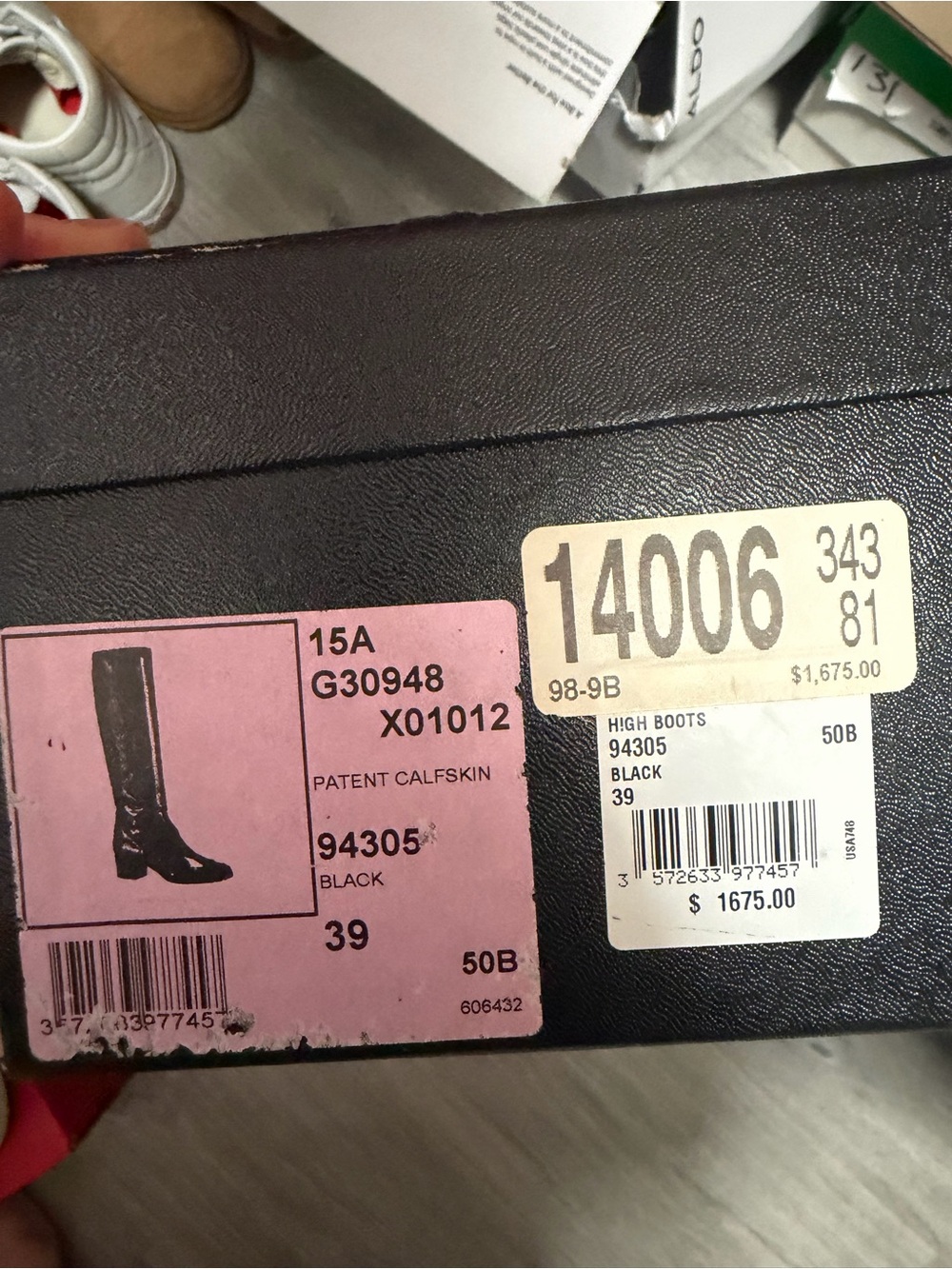 Chanel patent leather boots size 39 - Picture 5 of 5